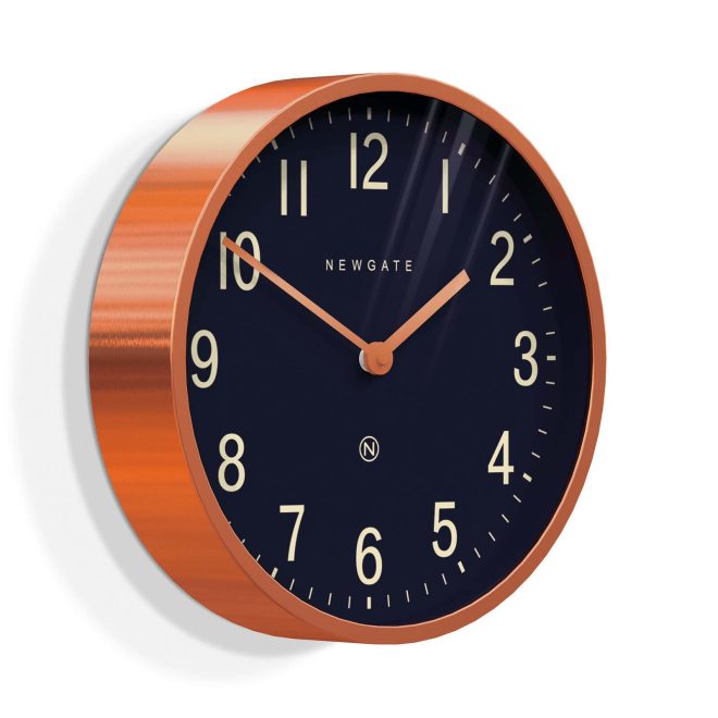 Newgate Master Edwards Clock – Black and Copper