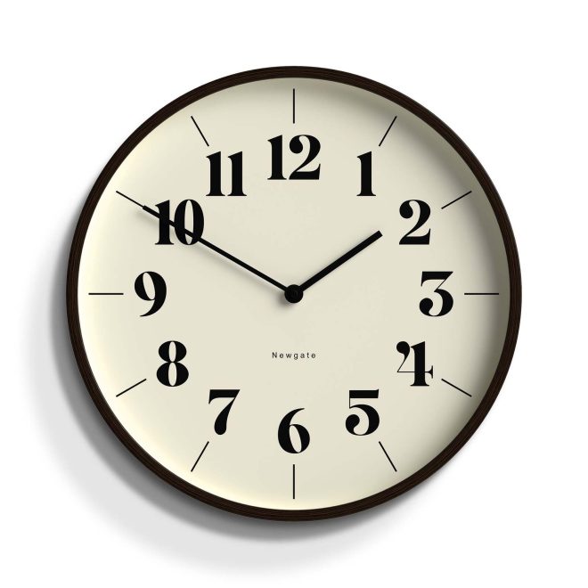 Newgate Mr Clarke Clock Hopscotch Dial – Dark Wood