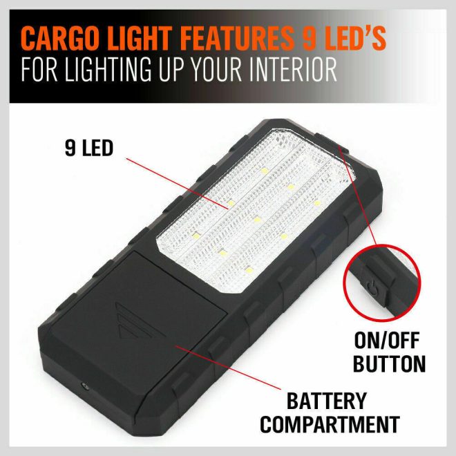 LED Light Camping Portable Magnetic Garage Work Auto Repair Torch Super Bright
