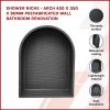 Shower Niche – Arch 450 x 350 x 90mm Prefabricated Wall Bathroom Renovation