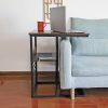 Sofa Side End Table Wooden Shelf Couch Living Nightstand