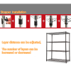 Modular Wire Storage Shelf Steel Shelving – 120x45x180 cm, Without wheel