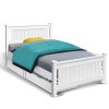 Cassilis Wooden Bed Frame Timber Single Size RIO Kids Adults Storage Drawers Base