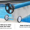 400micron Swimming Pool Roller Cover Combo – Silver/Blue – 6.5m x 3m