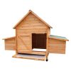 Furtastic Wooden Chicken Coop & Rabbit Hutch With Ramp Nesting Boxes