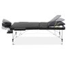 3 Fold Portable Aluminium Massage Table – 60 cm, Black