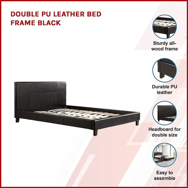 Carlos Bed Frame & Mattress Package – Double Size