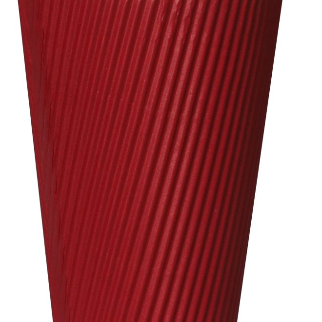 500 Pcs 12oz Disposable Takeaway Coffee Paper Cups Triple Wall Take Away w Lids