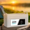 12V 200Ah AGM Deep Cycle Lead Acid SLA Battery Solar Caravan Camping