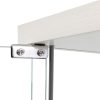 Display Cabinet Tempered Glass  4 Tier Shelves Lockable Magnetic Door