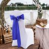 20x Satin Chair Sashes Cloth Cover Wedding Party Event Decoration Table Runner