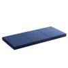 Bedding Foldable Mattress Folding Foam Single Blue