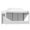 Gazebo Pop Up Marquee Folding Wedding Tent Gazebos Shade – 3×6 m, White