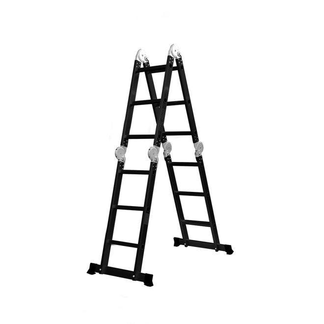 Multi Purpose Ladder Aluminium Folding Platform Extension Step 3.6M