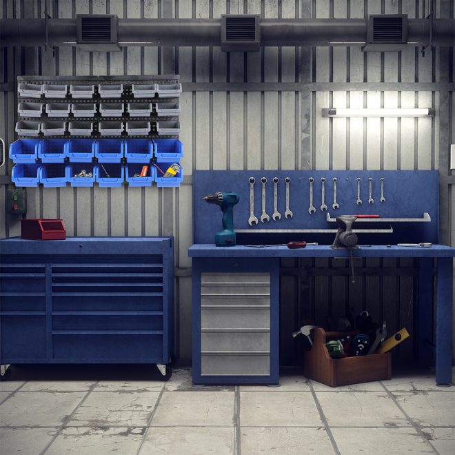 30 Tool Storage Bins Tool box Wall Mounted Organiser Parts Garage Workshop Boxes