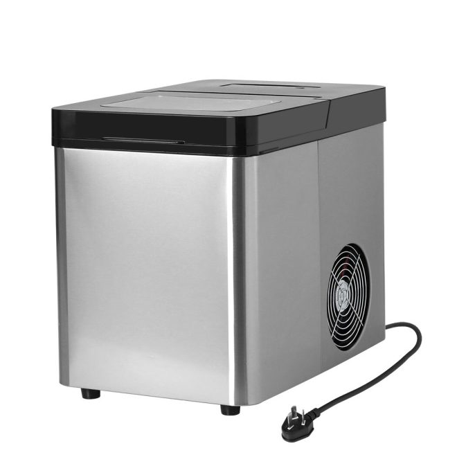 Ice Maker Commercial 2.1L Portable Auto Bar Cube Machine Stainless Steel