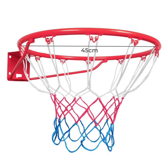 Basketball Ring Hoop Goal Net 45CM Wall Mounted Outdoor Hanging Basket