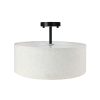 Ceiling Light Led Modern Pendant Lights Bedroom Lamp Linen Shade Flush