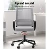 Mesh Office Chair Computer Gaming Desk Chairs Work Study Mid Back Grey