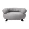 Pet Sofa Bed Dog Cat Warm Soft Round Lounge Couch Removable Cushion Small