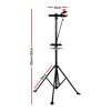 Bike Repair Stand Work Rack With Tool Tray Home Mechanic Bicycle Maintenance Red