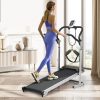 Manual Treadmill Foldable Incline Exercise Fitness Walk Machine Home Gym