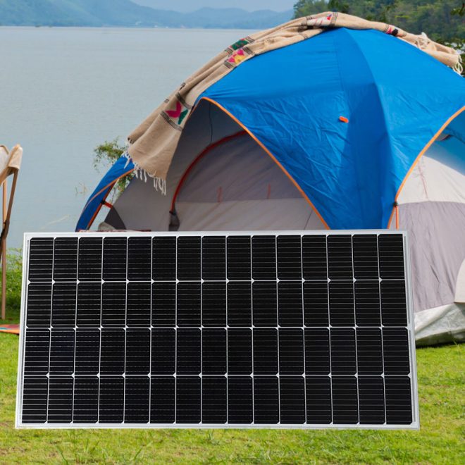 12V 350W Solar Panel Kit Mono Caravan Camping Power Controller Charging USB Home