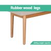 Dining Bench Upholstery Seat Stool Chair Cushion Furniture Oak 106cm