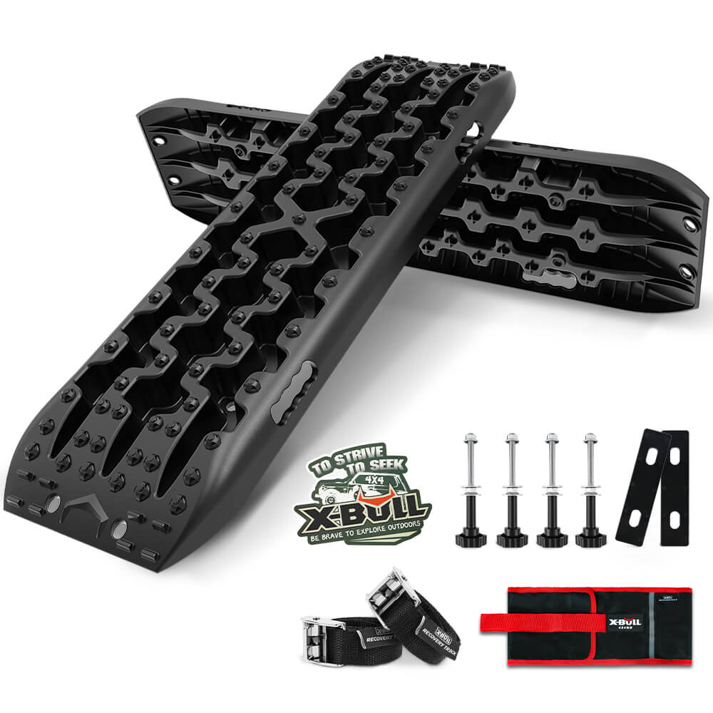 X-BULL Recovery tracks Sand tracks KIT Carry bag mounting pin Sand/Snow/Mud 10T 4WD-Gen3.0 – Black