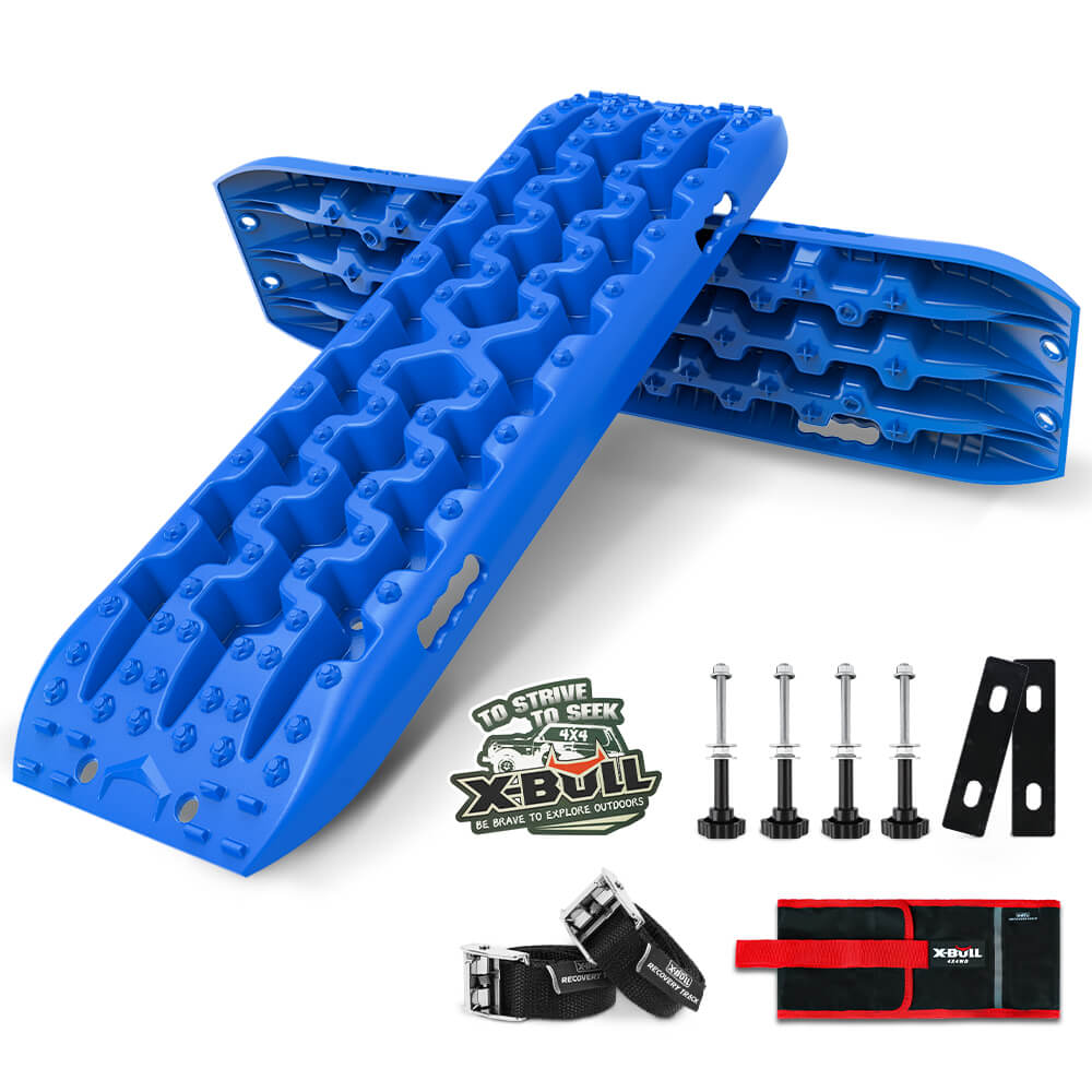 X-BULL Recovery tracks Sand tracks KIT Carry bag mounting pin Sand/Snow/Mud 10T 4WD-Gen3.0 – Blue