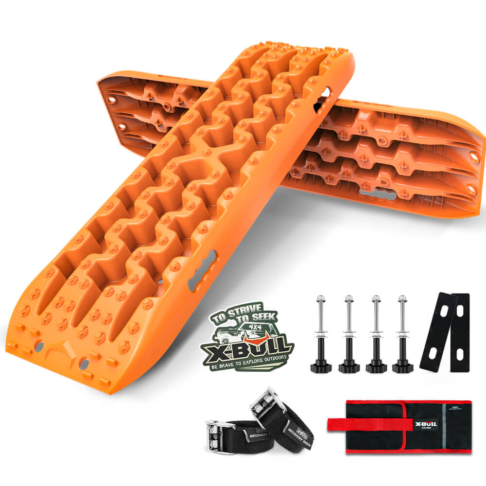 X-BULL Recovery tracks Sand tracks KIT Carry bag mounting pin Sand/Snow/Mud 10T 4WD-Gen3.0 – Orange