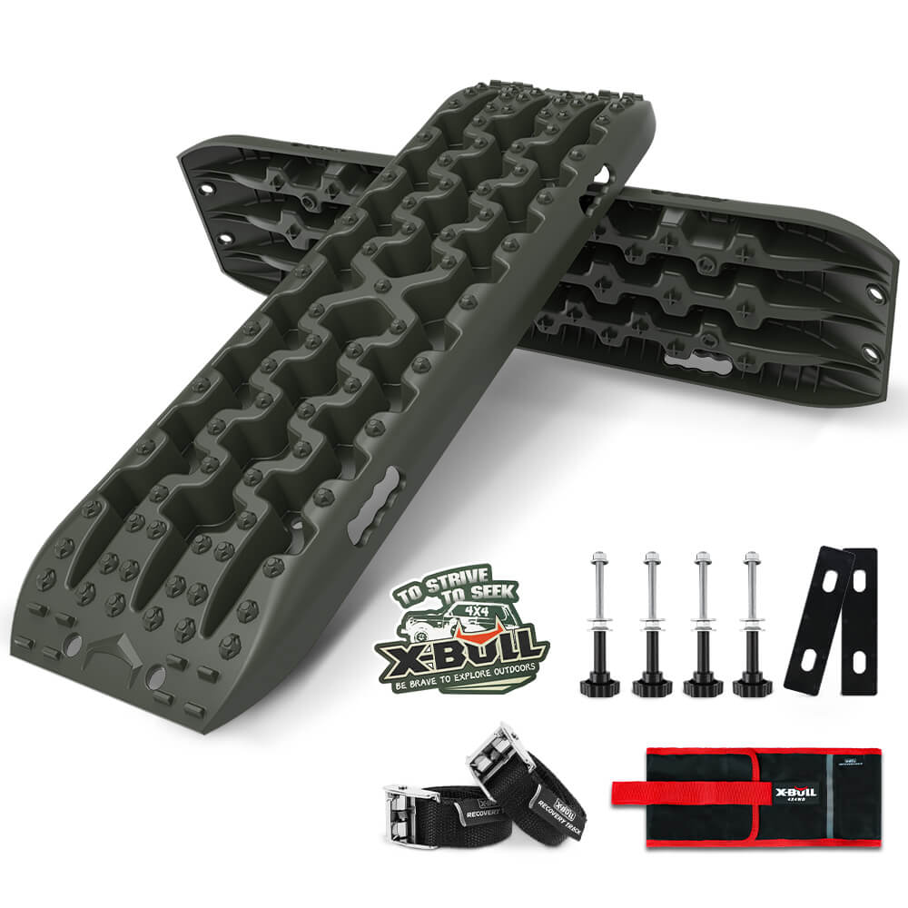 X-BULL Recovery tracks Sand tracks KIT Carry bag mounting pin Sand/Snow/Mud 10T 4WD-Gen3.0 – Olive