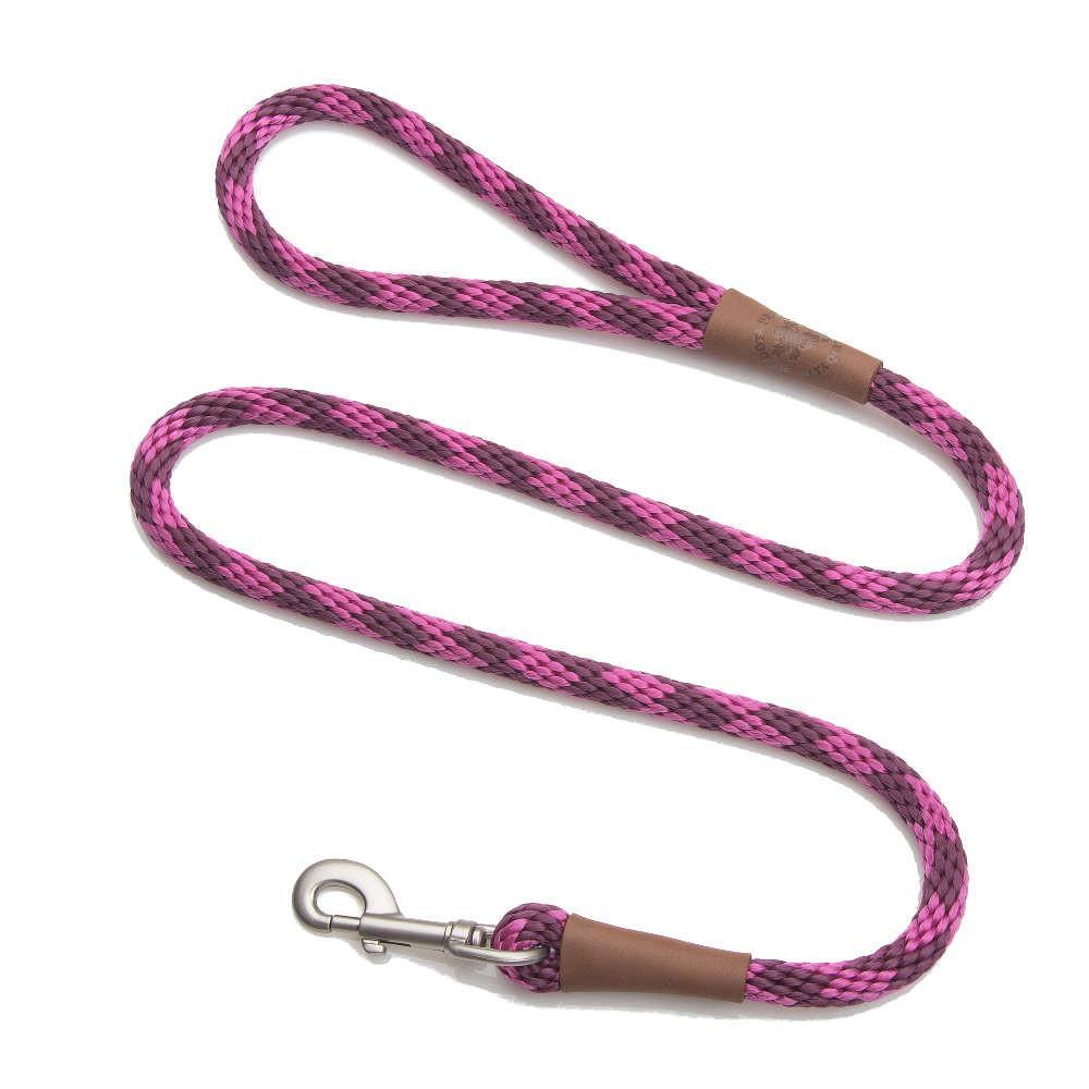 Clip Leash Large – lengths 1/2in x 6ft(13mm x1.8m) Made in the USA – Diamond – Ruby