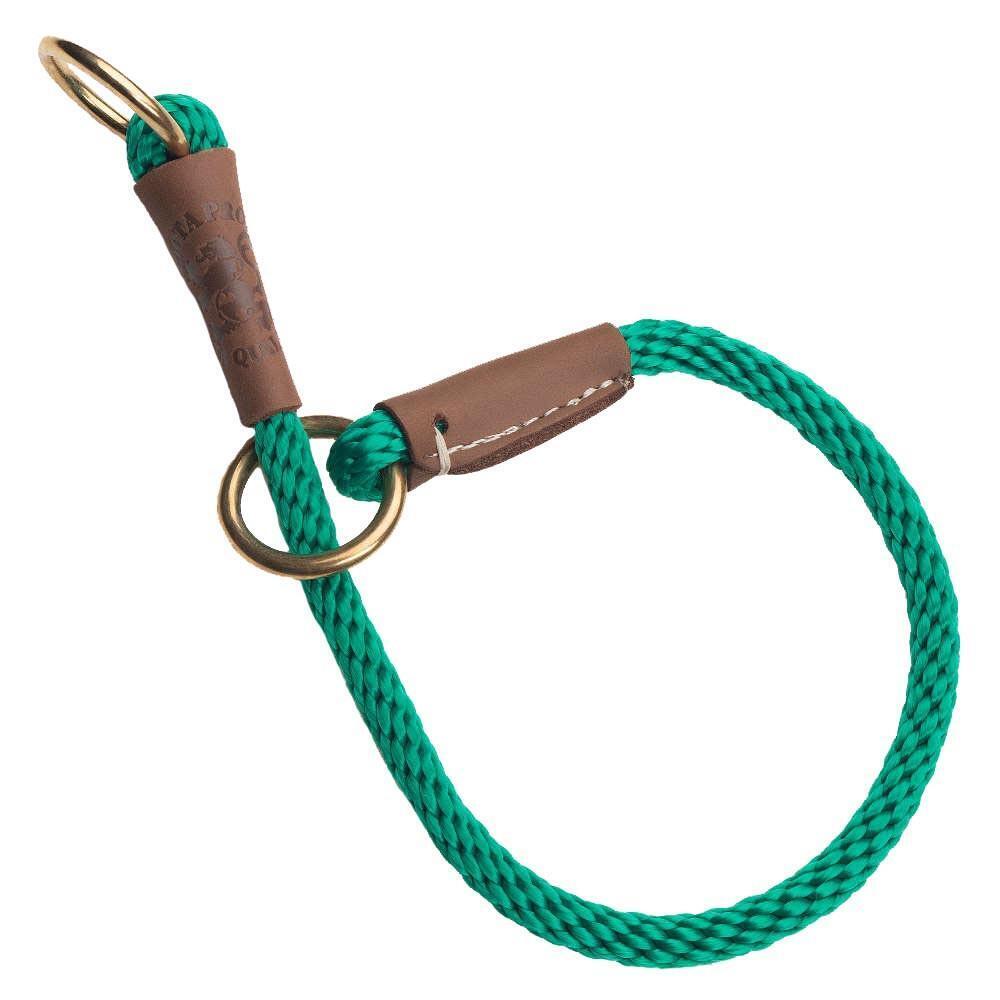 Products Dog Command Rope Slip Collar 16in (40cm) – Made in the USA – Kelly Green