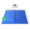 2X Pet Cooling Bed Gel Mat Dog Cat Non-Toxic Cool Pad Puppy Cold Summer 50×40 CM