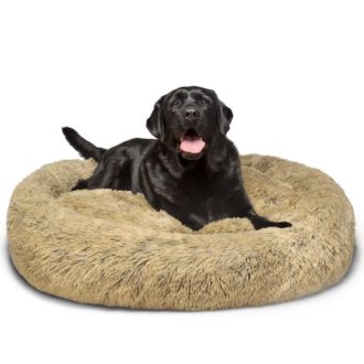 “Aussie” Calming Dog Bed – XL -Brindle – 115 cm