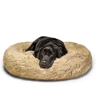 “Aussie” Calming Dog Bed – Large-Brindle – 100 cm