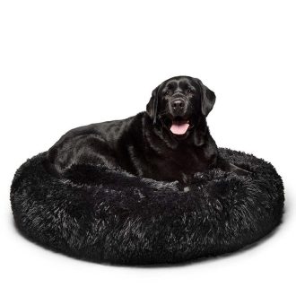 “Aussie” Calming Dog Bed – XL -Black – 115 cm
