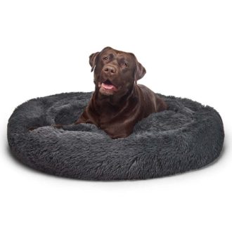 “Aussie” Calming Dog Bed – XL -Grey – 115 cm