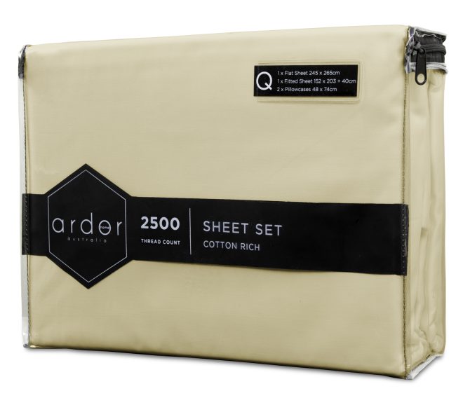 2500TC Cotton Rich SHEET SETS – QUEEN