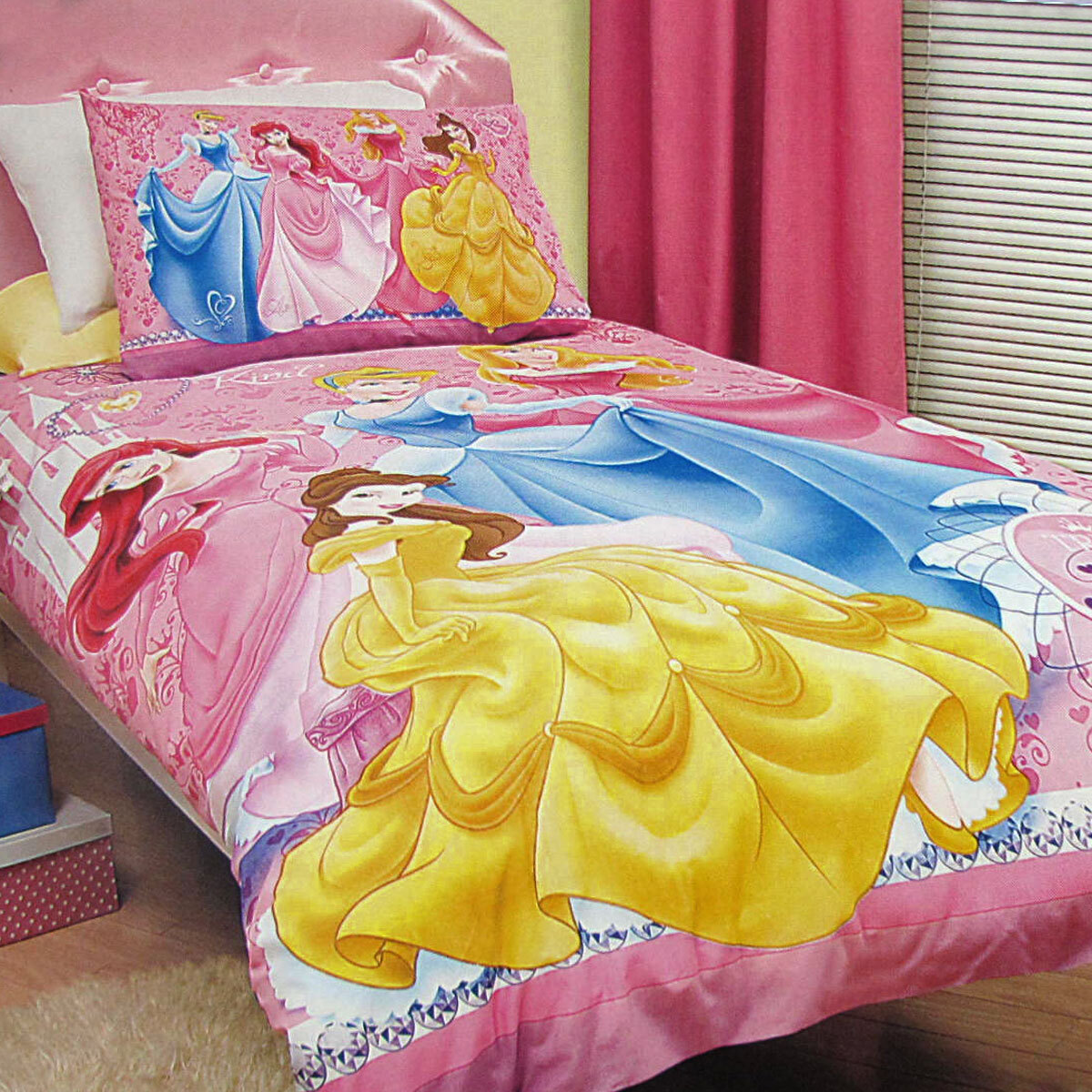 Disney Three Princesses Licensed Quilt Cover Set Single
