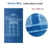 Cotton Bath / Beach Towel Doctor Who