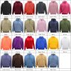 Adult Unisex Men’s Basic Plain Hoodie Pullover Sweater Sweatshirt Jumper XS-8XL, Light Grey, S