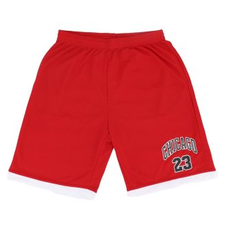 Men’s Basketball Sports Shorts Gym Jogging Swim Board Boxing Sweat Casual Pants, Red – Chicago 23