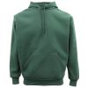 Adult Unisex Men’s Basic Plain Hoodie Pullover Sweater Sweatshirt Jumper XS-8XL, Dark Green, M