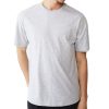 Adult 100% Cotton T-Shirt Unisex Men’s Basic Plain Blank Crew Tee Tops Shirts, Navy, S
