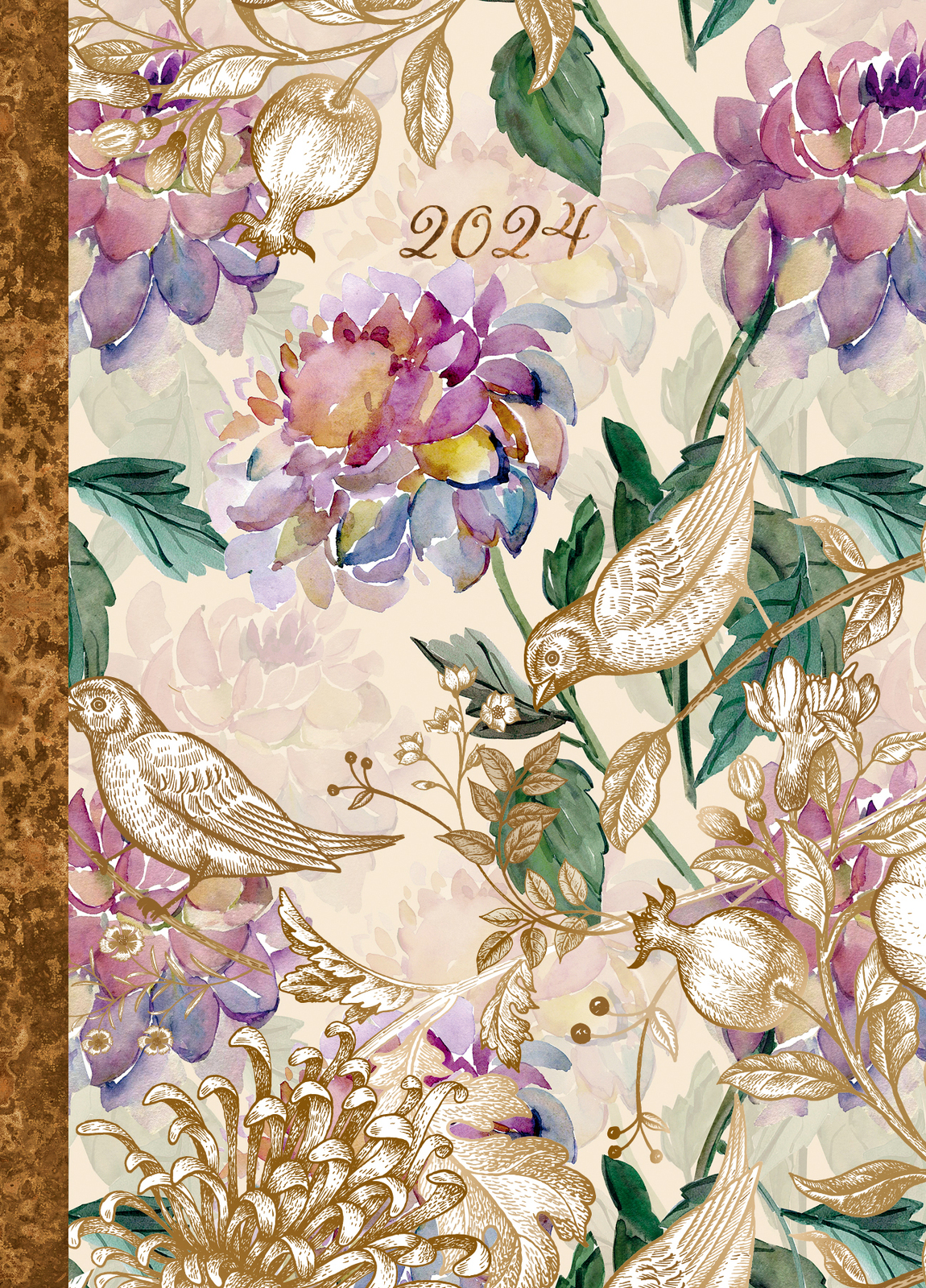 Blooming Gorgeous – 2024 Premium A6 Flexi Pocket Diary Planner New Year Gift