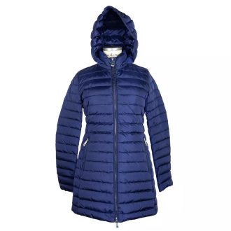 Add Womans Puffer Jacket with Real Down Padding and Removable Hood