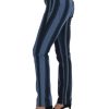 Blue Striped Cotton Stretch Denim Jeans – Dolce & Gabbana Women – 40 IT