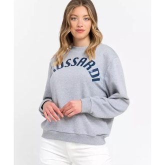 Oversized Round-neck Sweatshirt with Maxi Lettering M Women